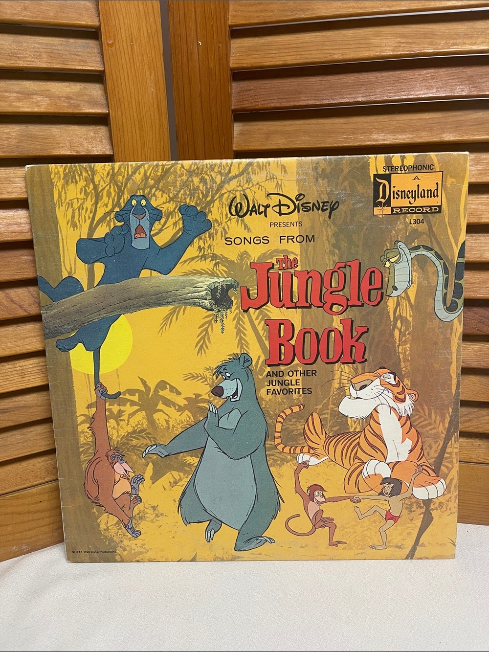 Vintage Disney The Jungle Book Record -1967